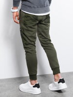 Pánské tepláky Ombre P917 - khaki